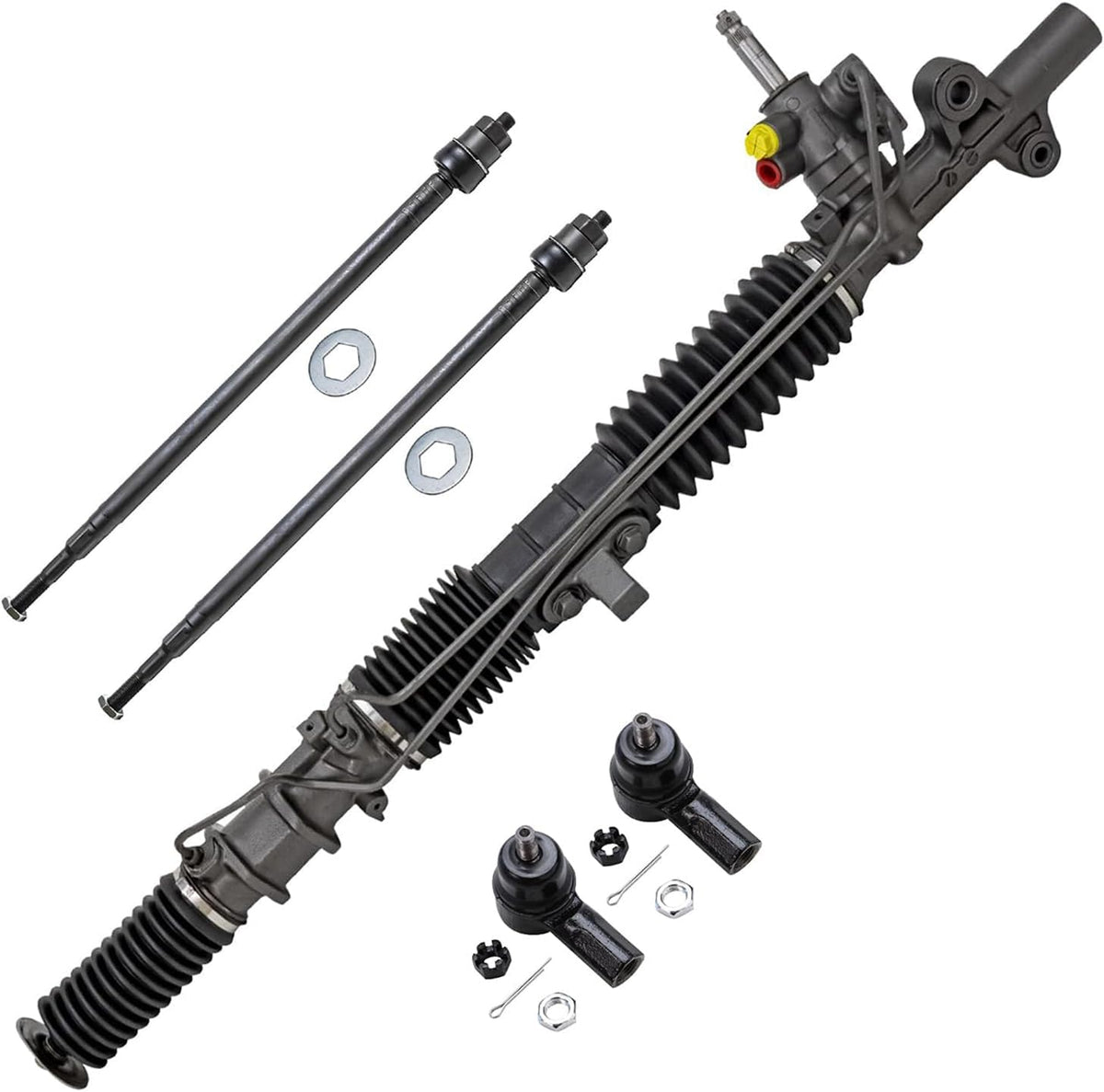 Detroit Axle - 6pc Rack and Pinion Kit for 02-06 Honda CR-V
