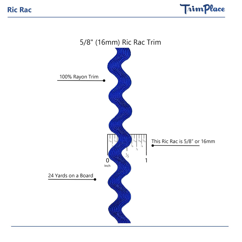 5/8" RIC Rac (Royal, 30 Yards)