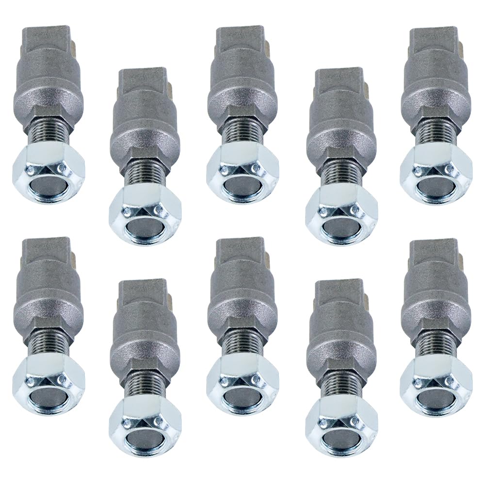 10Pcs New River Revolution Stump Grinder Teeth With Nut Replace 900-9912-24