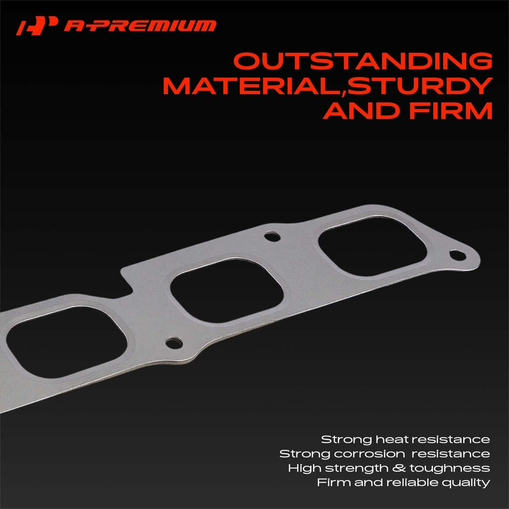 A-Premium L4 2.5L Exhaust Manifold Gasket Set Compatible with Chevrolet