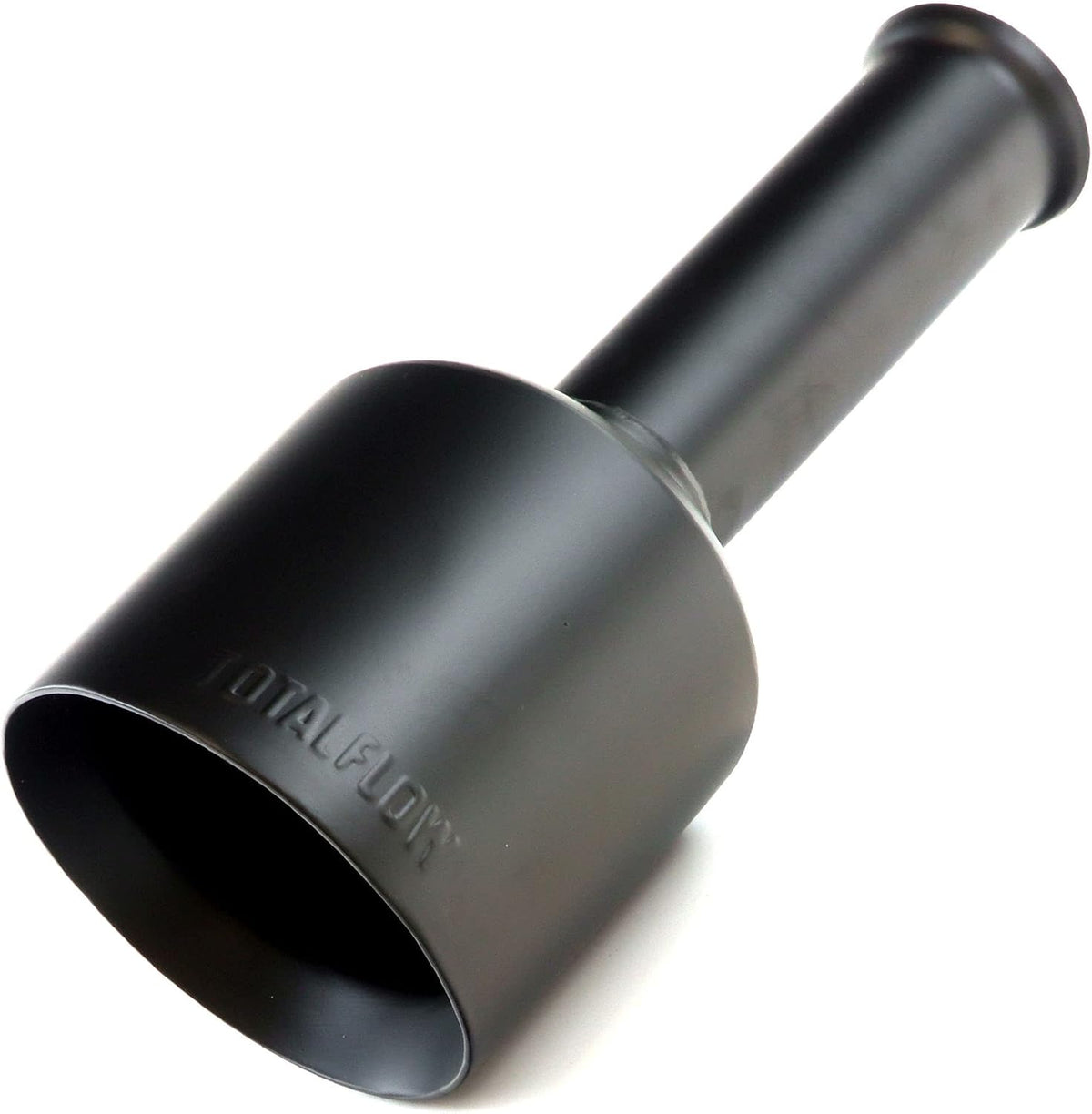 TOTALFLOW 2191B Ram 1500 Exhaust Tips - 5 Inch Black Stainless Steel | Double Wall Angle Cut | Direct Fit for 2009-2018 Ram 1500 with Factory Dual Exhaust | Clamp-On Installation | Set of 2