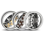 1 Pcs 1204 Self-aligning Ball Bearings, 20mm x 47mm x 14mm,Double Row Self-Aligning Ball Bearing, Steel Cage