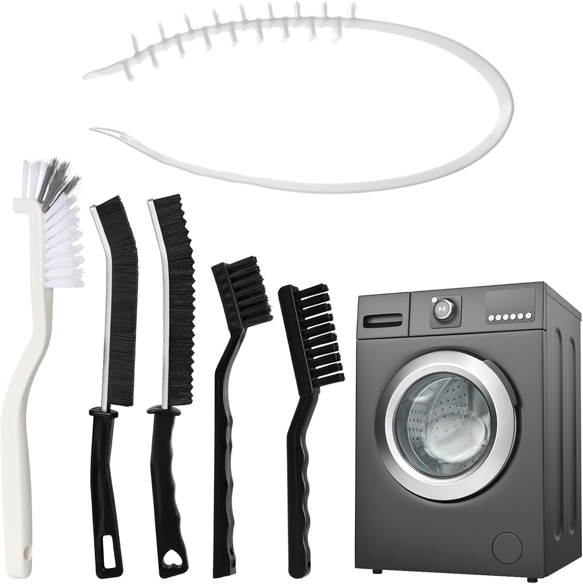 Washing Machine Cleaning Brush Set for Front Load Washer Cleaner, 6PCS