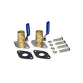 Grundfos 35708 Pump 3/4" NPT Dielectric Ball Valve w/Iso-Flanges - Bronze