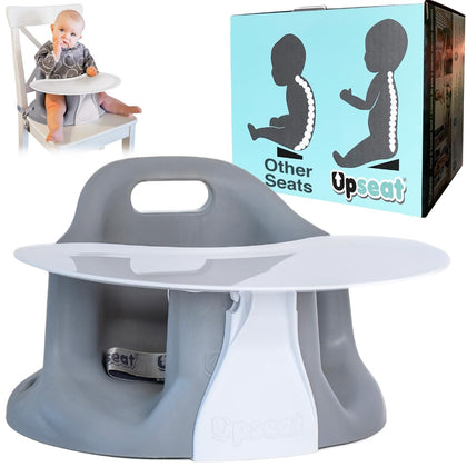– The Original Ergonomic Baby Floor & Booster Seat with Tray, Developed with Physical Therapists for Upright Posture