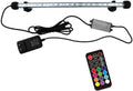 15 inches LED Aquarium Light, 2.5W Fish Tank Light Underwater Light Submersible Crystal Glass Lights, 21 LED Beads 12