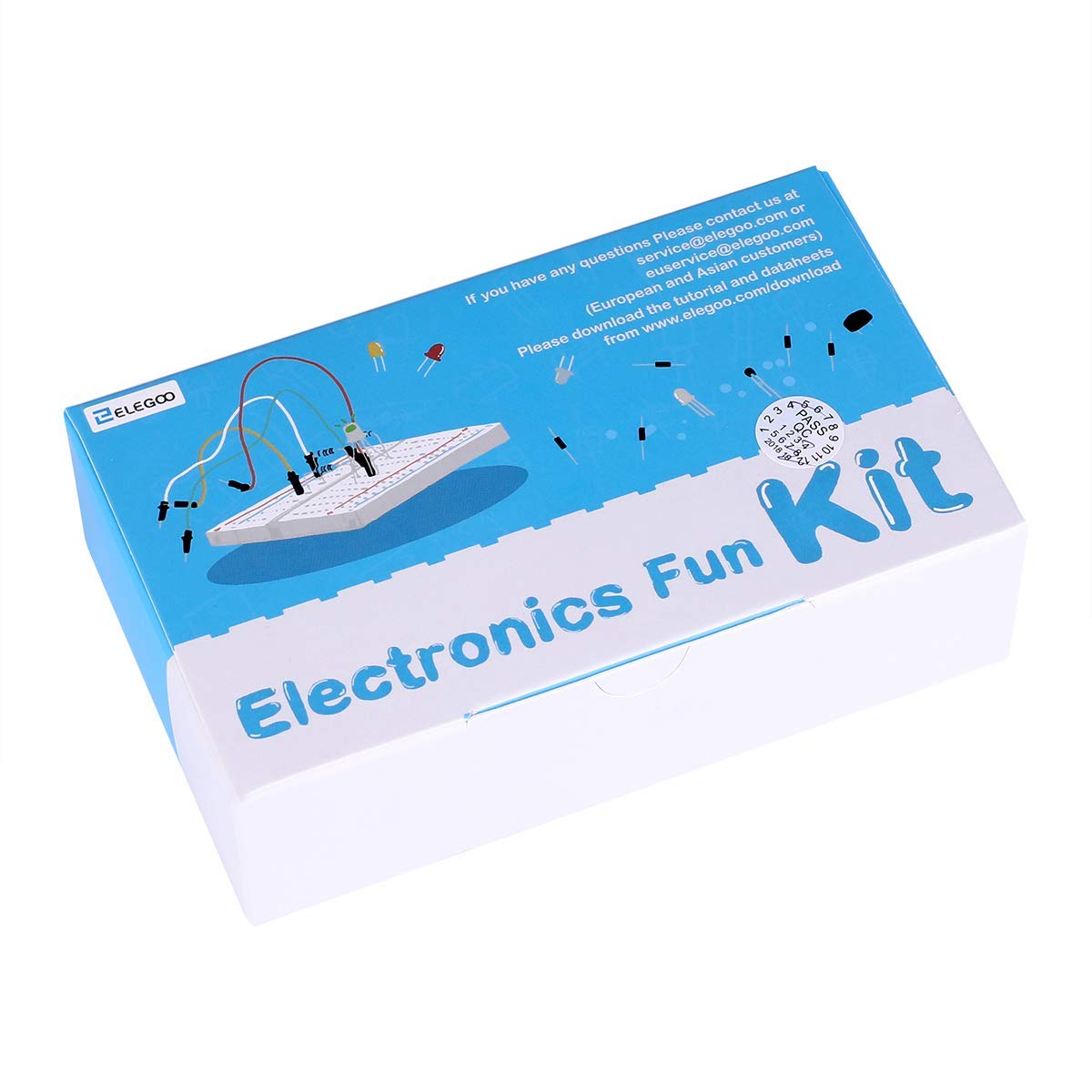 ELEGOO Electronic Fun Kit Bundle with Breadboard, 235 Items for Arduino | Basic Starter Kit for Beginners, Compatible