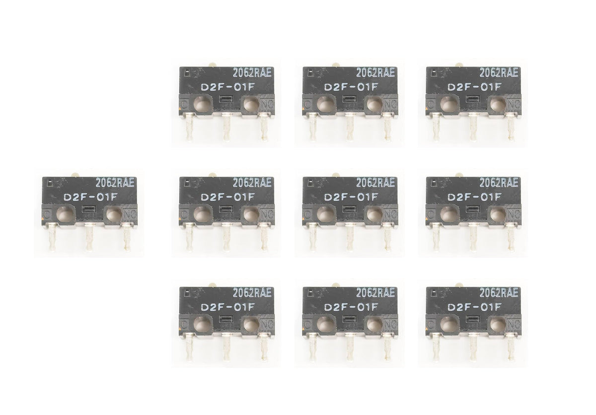 PMMCON 10 Pcs D2F-01F D2F01F Subminiature Mouse Switch