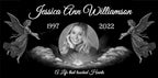 $349 Laser Engraved LegacyHeadstone for Graves, 24x12x1.25 inches, Flat Gravestone