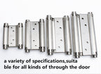 5 Inch 304 Stainless Steel Double Action Spring Hinges, 1 Pair