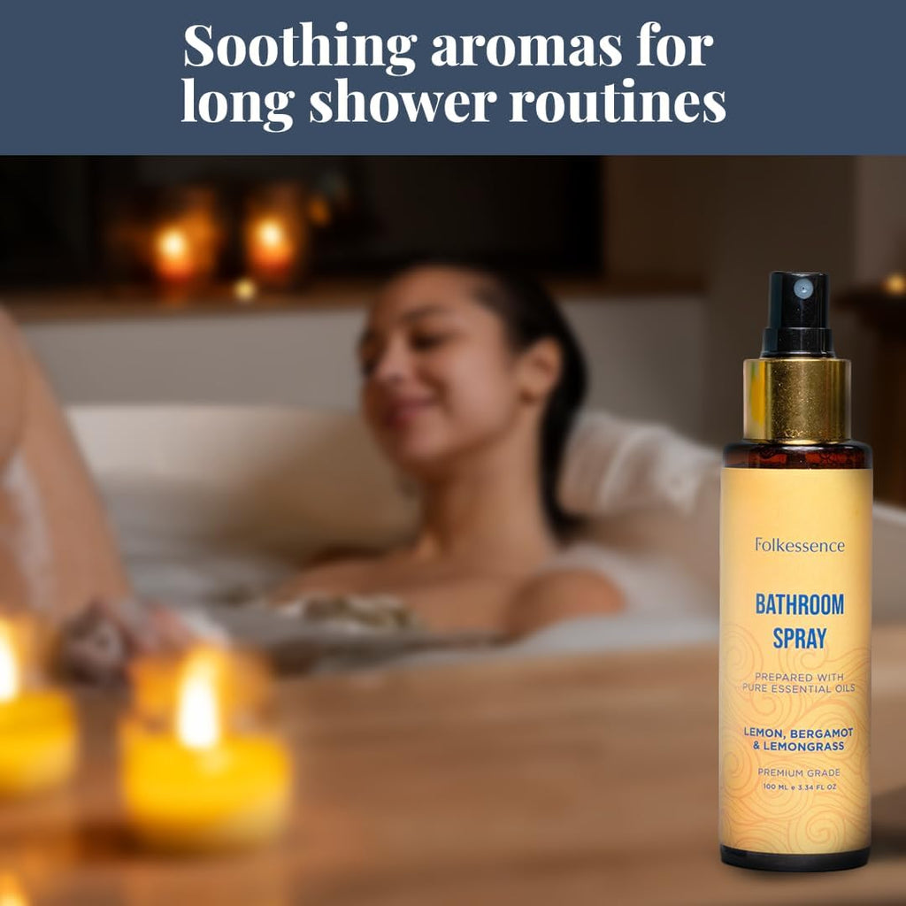 Citrus & Bergamot Bathroom Spray Odor Eliminator - 3.34 fl oz