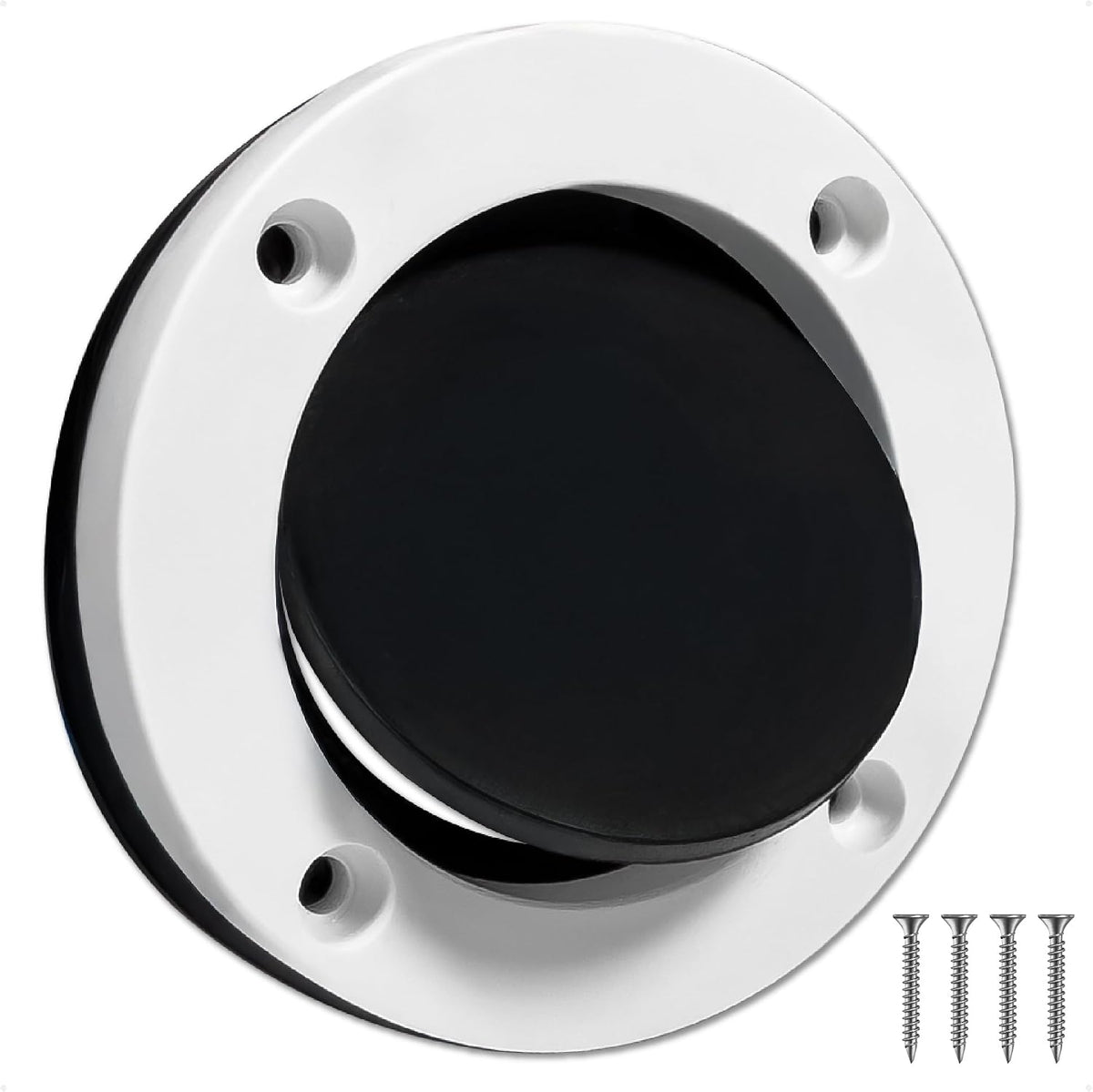 Five Oceans Boat Through Hull with Scupper Valve - Self-Bailing Deck Drain for Pontoon & Boats