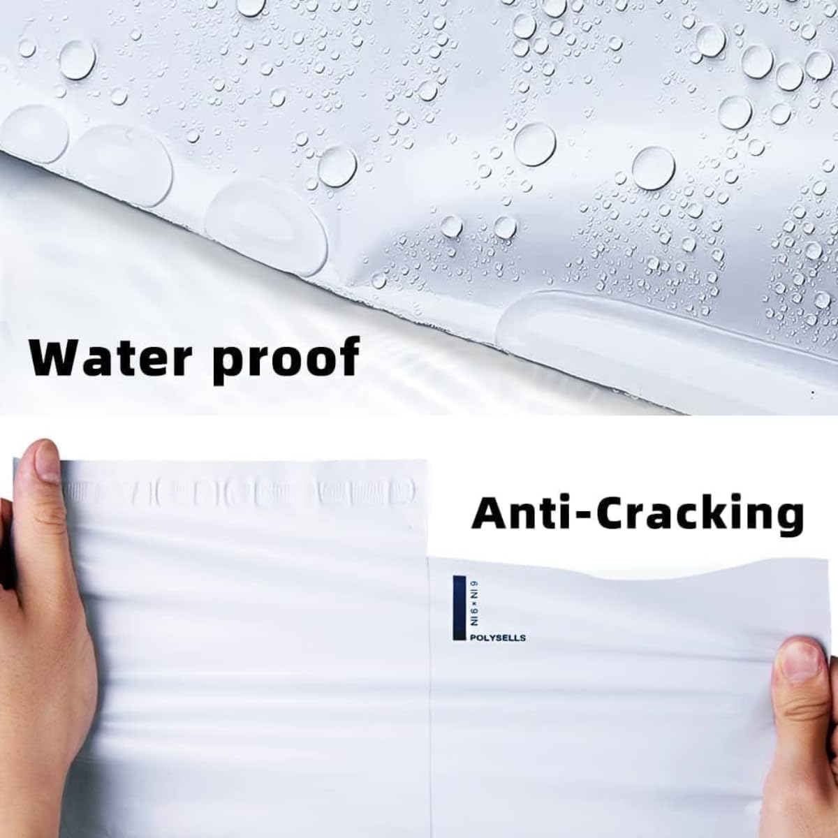 5 x 7 Poly mailer (500-Pack) Shipping Envelopes Waterproof Plastic Self Sealing Envelopes Package Mail Pouch Bags for