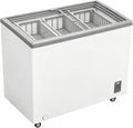 Commercial 7.0 Cu.Ft Ice Cream Display Freezer, Flat‑Top Sliding Glass Door