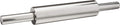 Stainless Steel Rolling Pin With Handles, 18" x 2.6" x 2.8" Roller