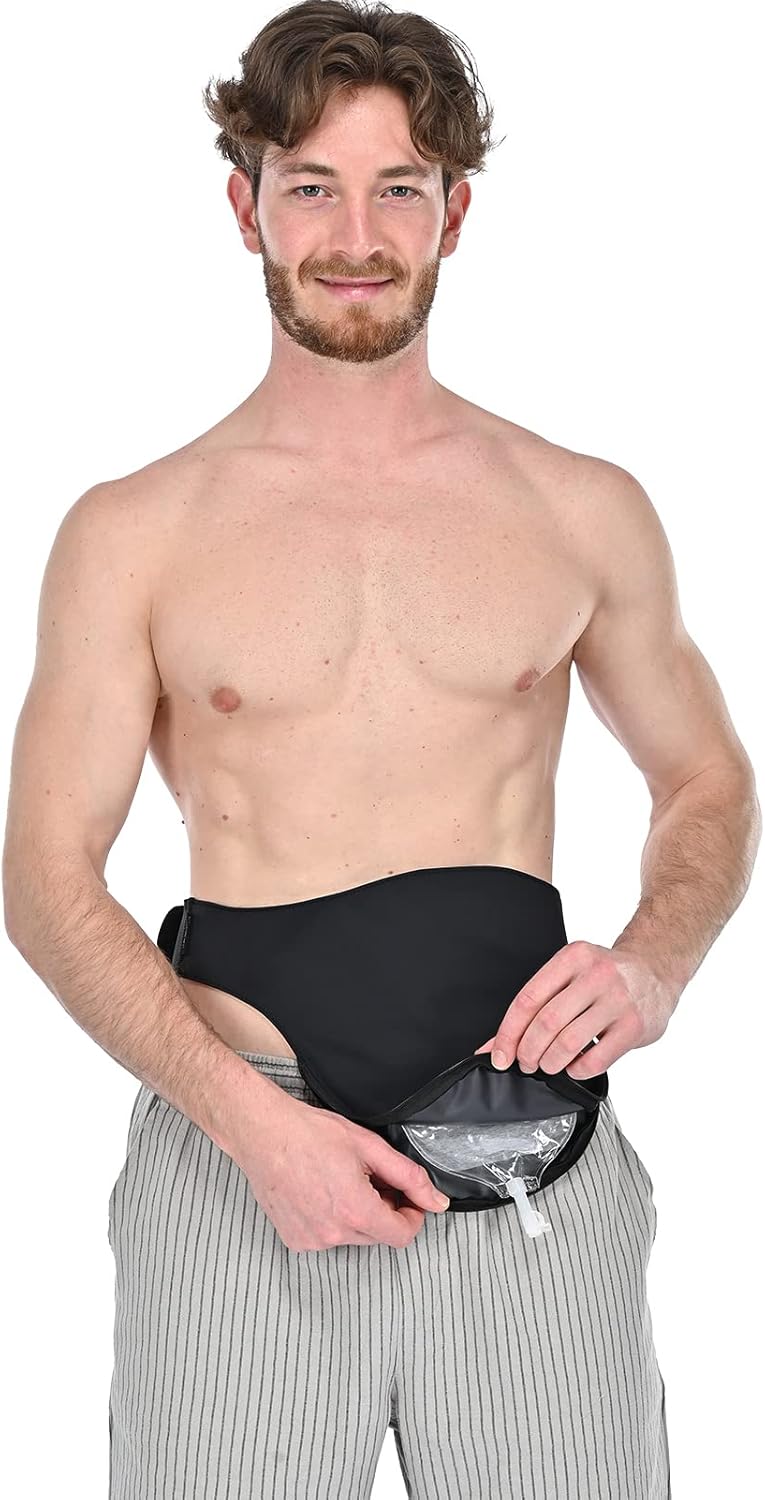 Ostomy Belt | Leak & Odor Protection | Abdomen Ostomy Bag Covers for Men and Women | Sports and Daily Life