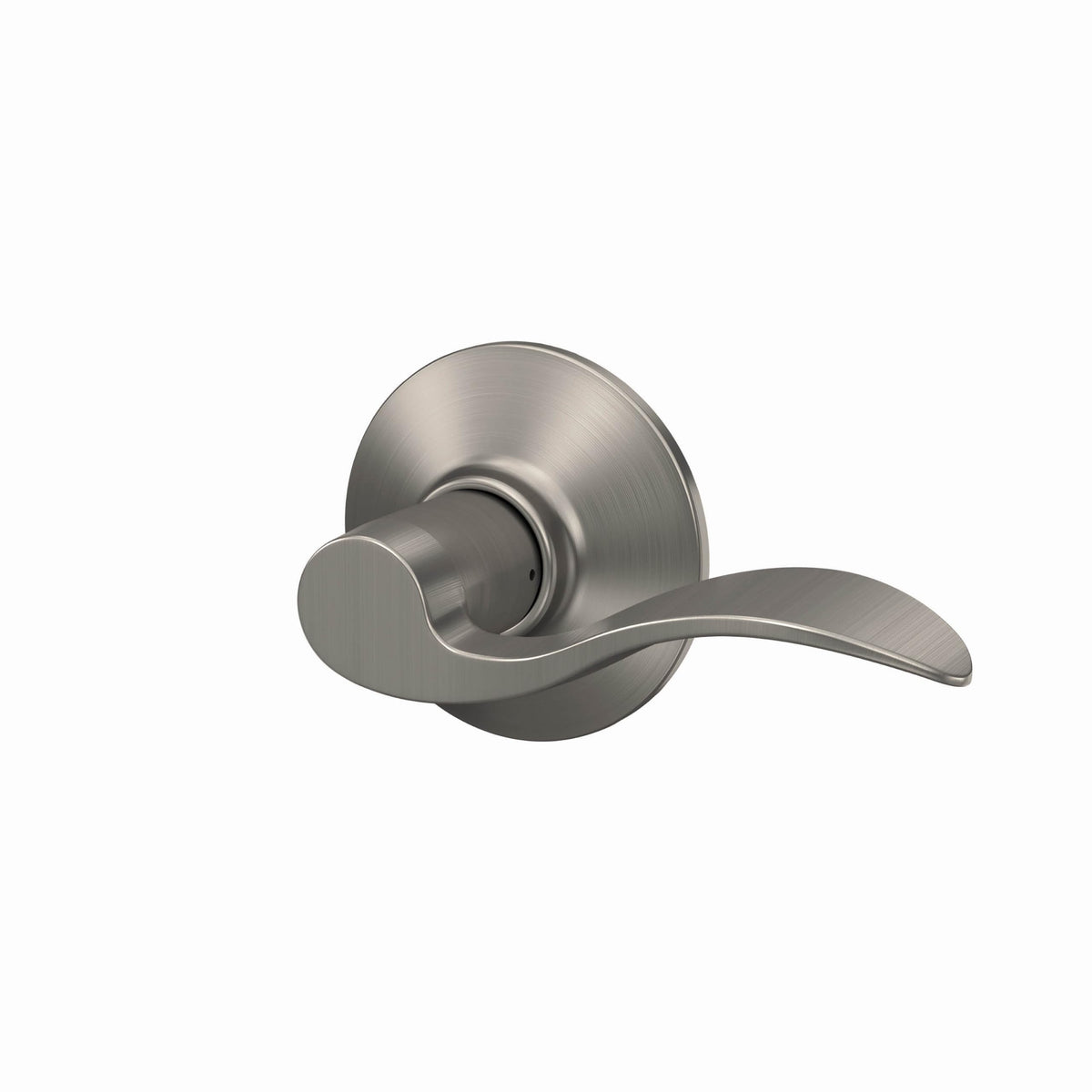 Accent Hall/Closet Passage Door Handle, Reversible, Satin Nickel
