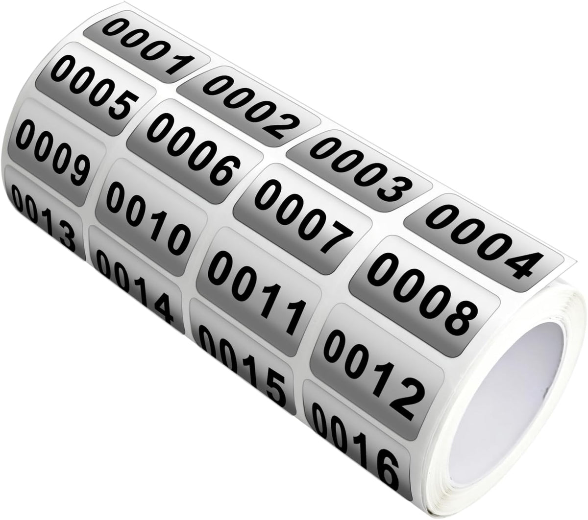 1.57x0.79 Numbered Stickers 0001‑2000 Inventory Labels