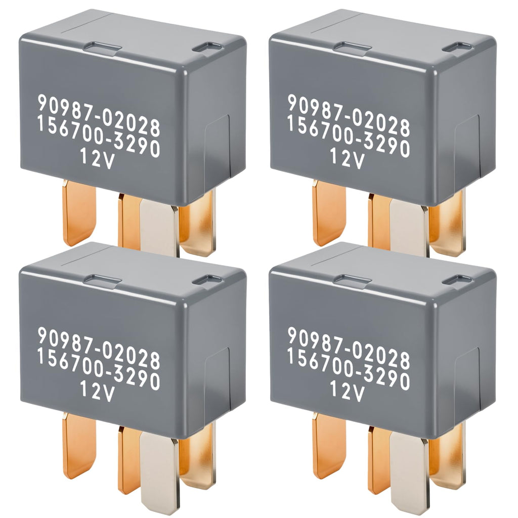 (Pack of 4) Relay 90987-02028 156700-3290