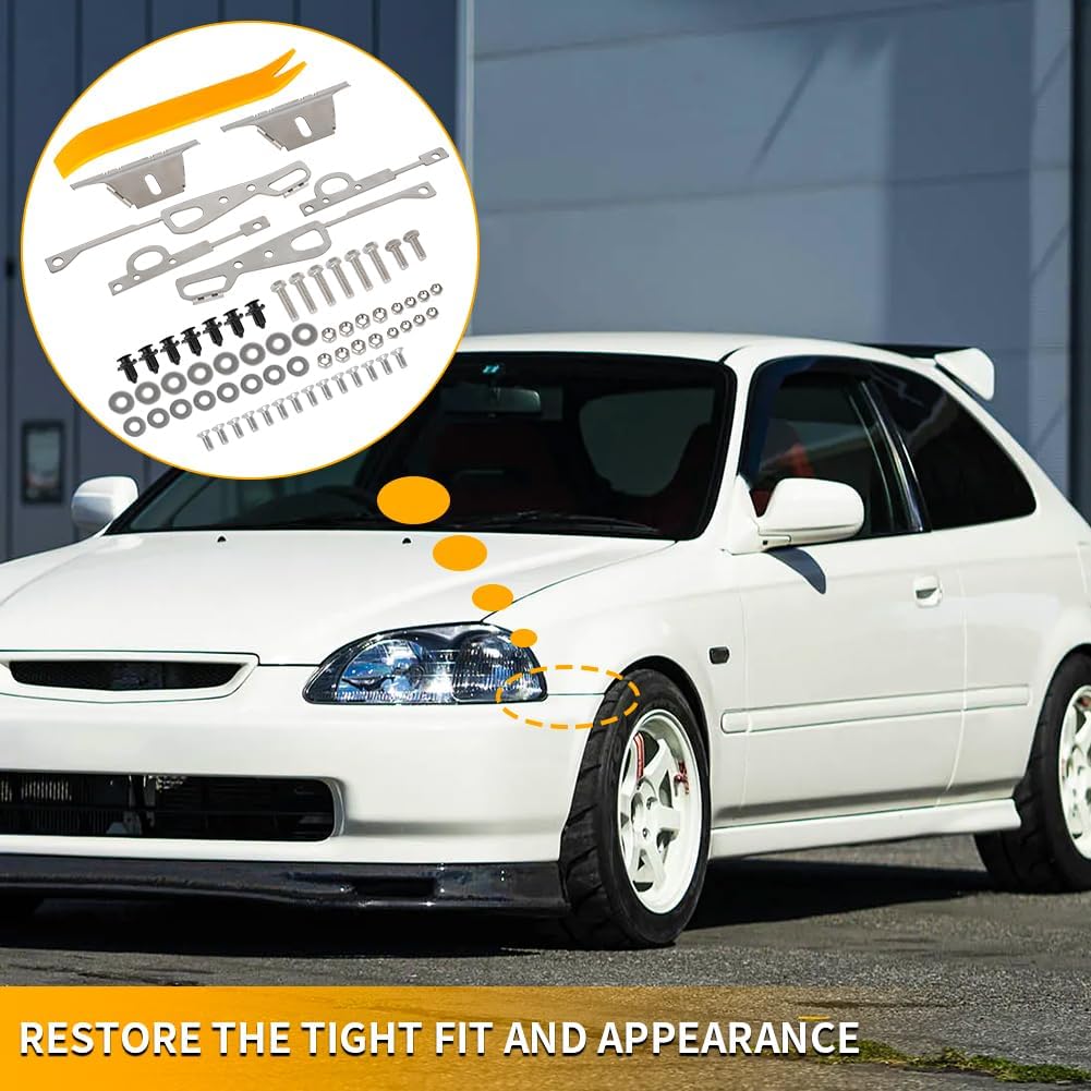 Bumper Lift Kit for Honda Civic EK 1996-2000 Front & Rear