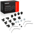 A-Premium Front Disc Brake Hardware Kit Compatible with Jeep Models