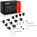 A-Premium Front Disc Brake Hardware Kit Compatible with Jeep Models