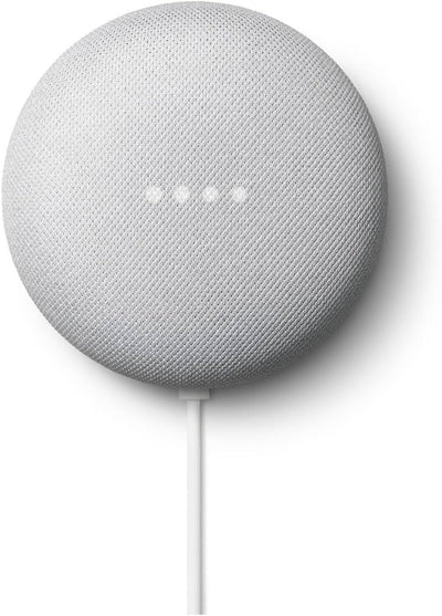Nest Mini 2nd Generation Smart Speaker with Google Assistant - Chalk (Renewed)