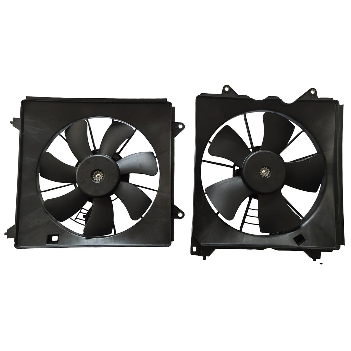 Pack of 2 AC Cooling Radiator Fan Assembly Left & Right Set Compatible with 2008-2012 Honda Accord 2.4L # HO3113123 611130 621-357