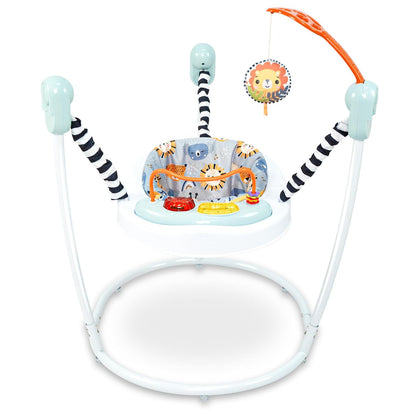 Baby Jumper Activity Center with lusic Lights & Sounds -Gentle llonster Baby Bouncer Stationary Entertainment