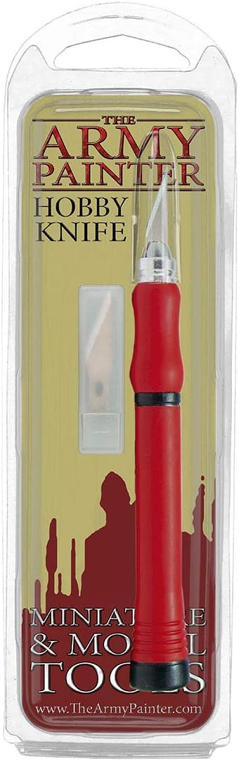 Hobby Knife - Stainless Steel Craft Knife with Soft Grip and 5 Extra Precision Blades - Craft Knife Set, Art Knife &