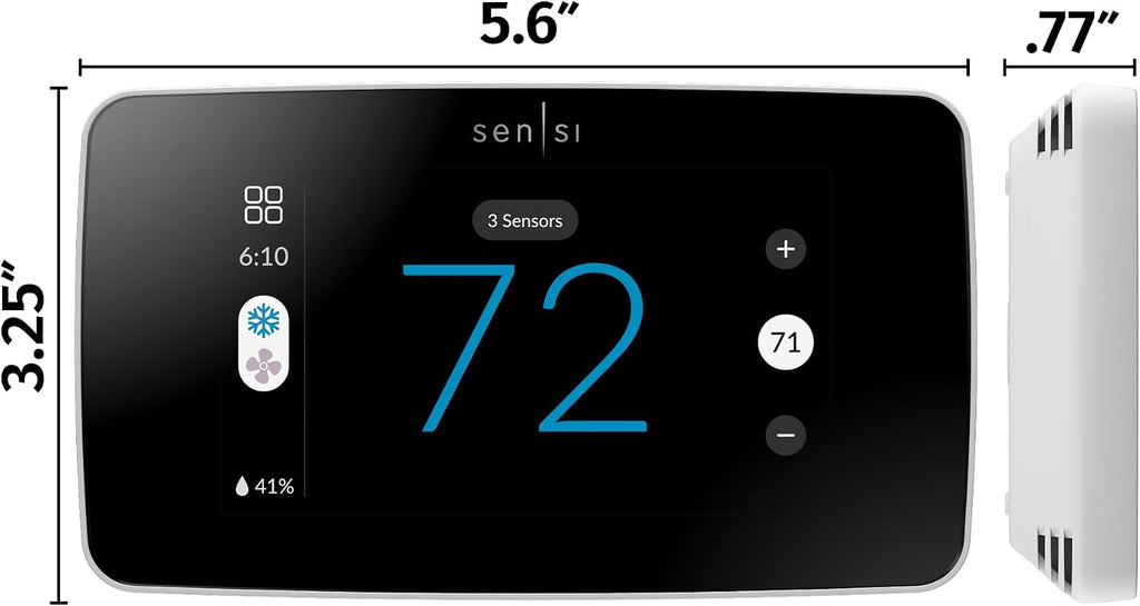 Touch 2 Smart Thermostat Wi-Fi, Alexa, Energy Star Certified, ST76