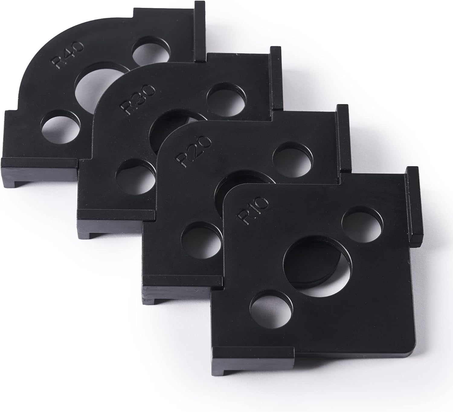 Pack of 4 Radius Jig Router Templates Corner Radius Routing Templates,Routing Rounded Corners Router Bit Templates
