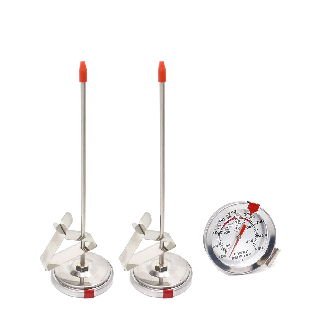 Candy Deep Fryer Oil Thermometer for Frying(2 Packs)