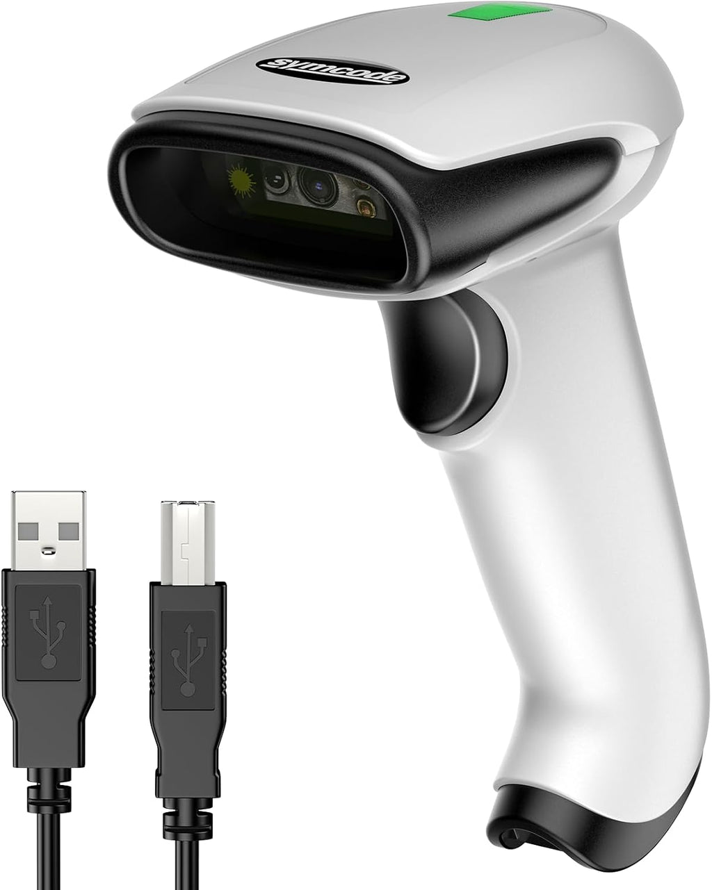 Bluetooth 2D Barcode Scanner 3-in-1 Wireless & USB Wired & Bluetooth Barcode Reader Scanner 1D 2D QR Code Scanner