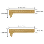 Flylin 2Pcs Brass Pocket Caliper, Brass Sliding Gauge Pocket Caliper