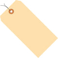 Discount Tag & Label Manila Shipping Tags, Wired, 10 Pt, 4 3/4' x 2 3/8', 5, (Case of 1000)