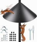 19 Inch Squirrel Baffle, Large Squirrel Proof Cone Guard Blocker, Outdoor Pole Mount Squirrel Deterrent for Bird
