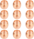 6mm Tube OD Compression Sleeves Ferrules, 12pcs Copper Ferrule Fitting Compression Fitting Assortment Kit for Air