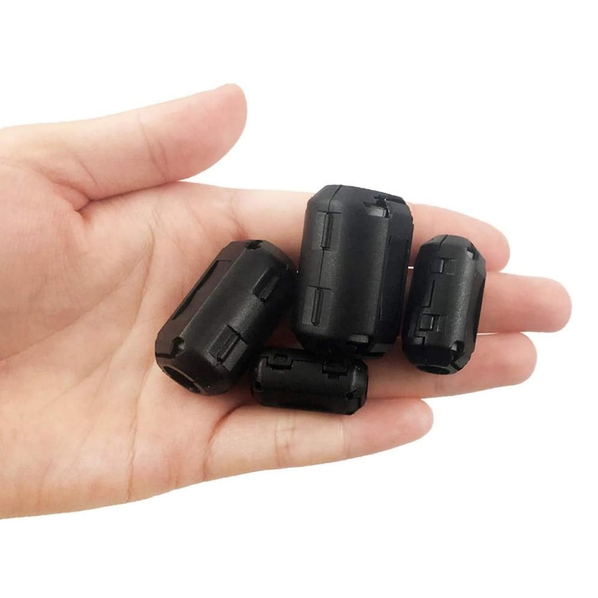 Clip-on Ferrite Choke Core 20 Pcs - Ferrite Bead RFI EMI Noise Suppressor