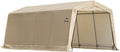 Peak Style Roof Instant Garage Carport Car Canopy with Steel Frame and Waterproof UV-Treated Cover