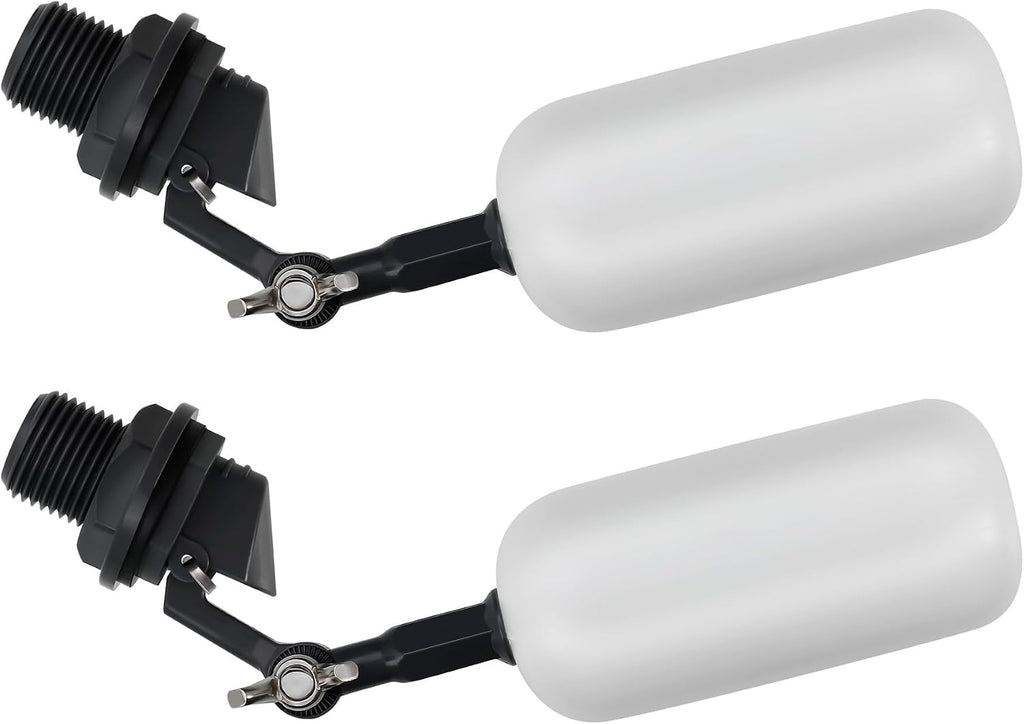 2-Pack Water Float Valve,1/2 Inch NPT for Ponds and Water Tanks