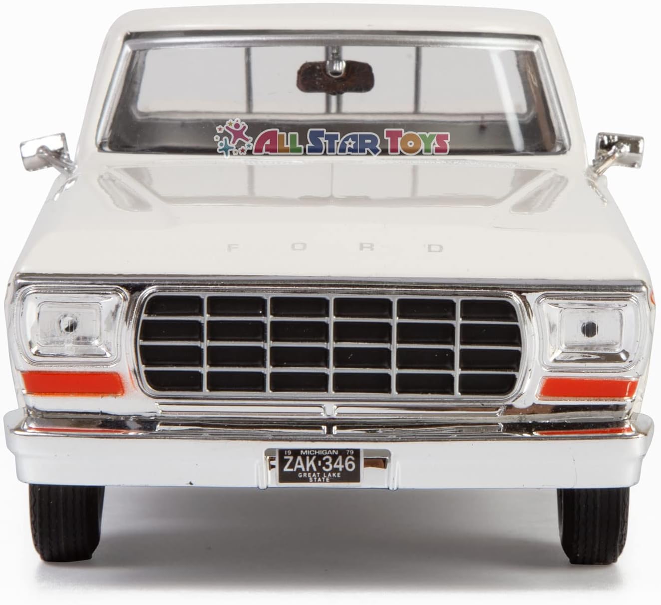 1979 Ford F-150 Pickup Classic F150 Pick Up Truck 1:24 Diecast Collectible Model Car White 79346 All Star Toys Exclusive
