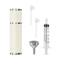 8ml Genuine Leather Perfume Atomizer Refillable, Portable Mini Cologne Sprayer with Magnetic Cap & 3 Refill Tools