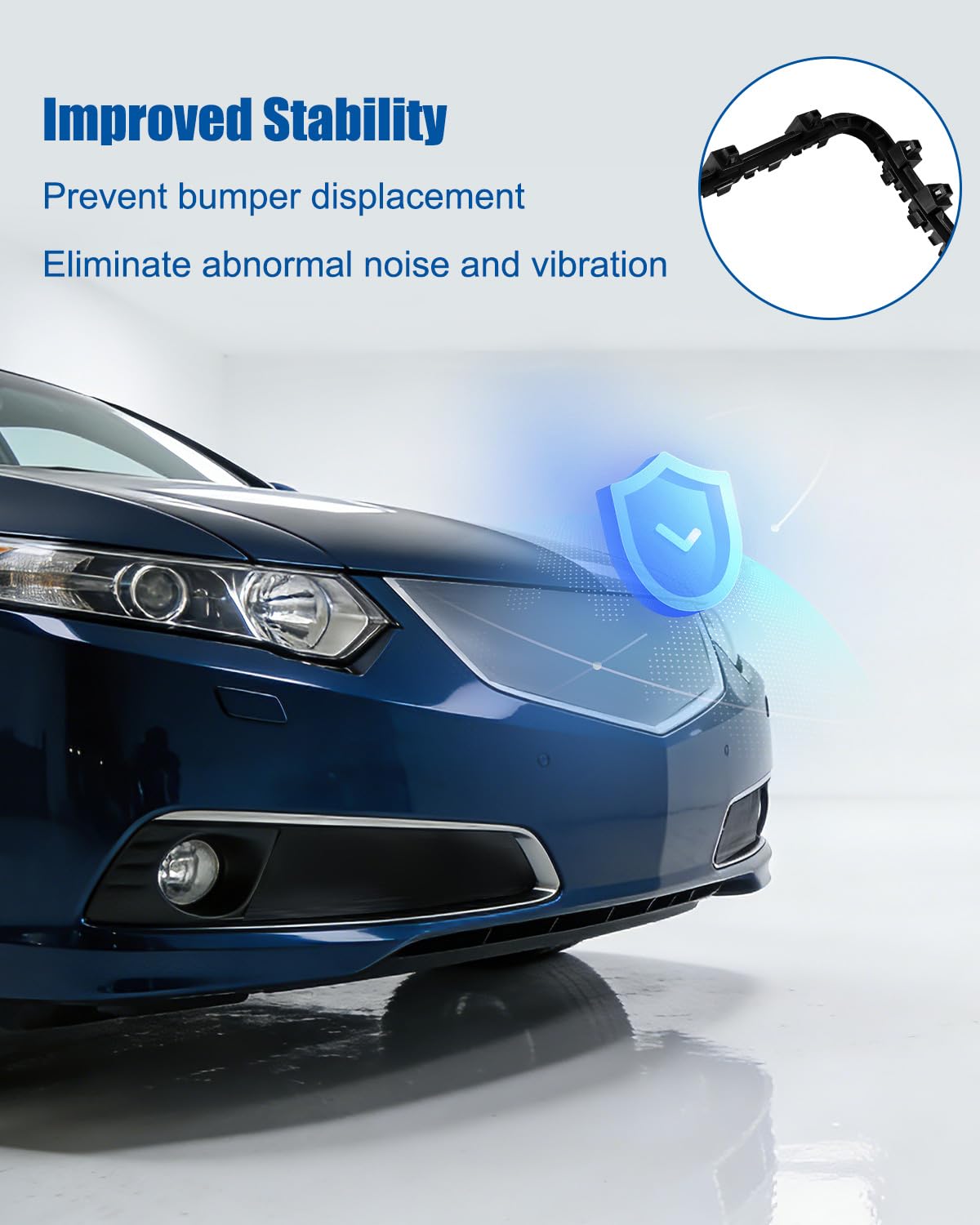 1 Pair Front Bumper Retainer Bracke Fit for Acura TL 2009-2014