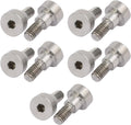 uxcell 10pcs 304 Stainless Steel Hex Socket Shoulder Bolt 8mm Dia 6mm L M6