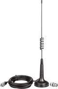 27MHz CB Radio Antenna PL259 & BNC Male Magnetic Base Compatible with Cobra Midland Uniden Maxon President Vehicle