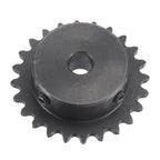 uxcell 24 Tooth Roller Sprocket B Type #25 Chain Single Strand 1/4" Pitch