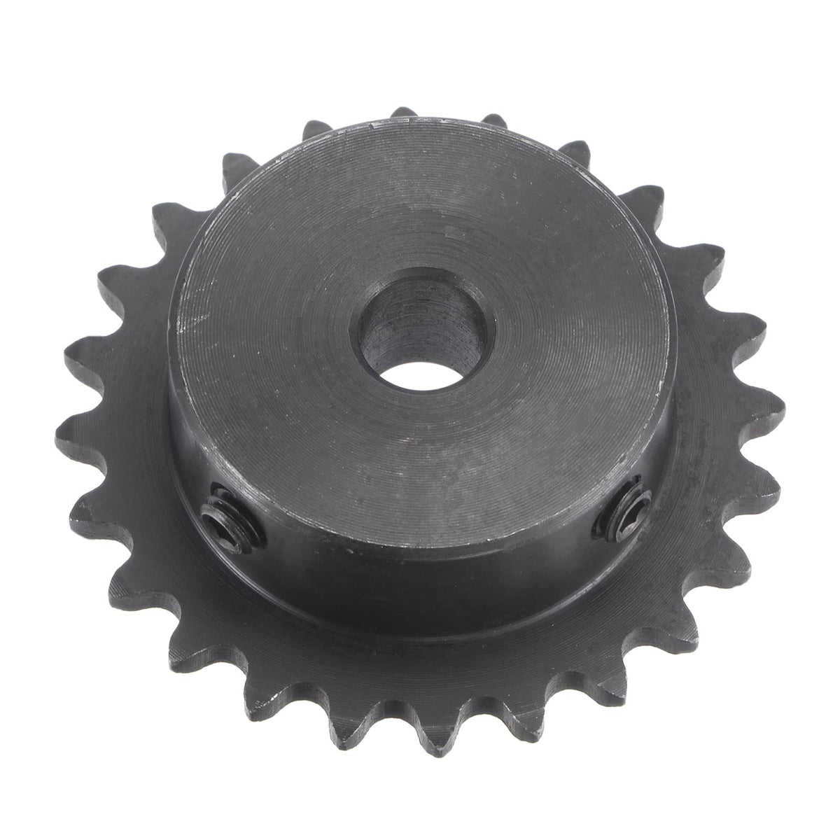 uxcell 24 Tooth Roller Sprocket B Type #25 Chain Single Strand 1/4" Pitch