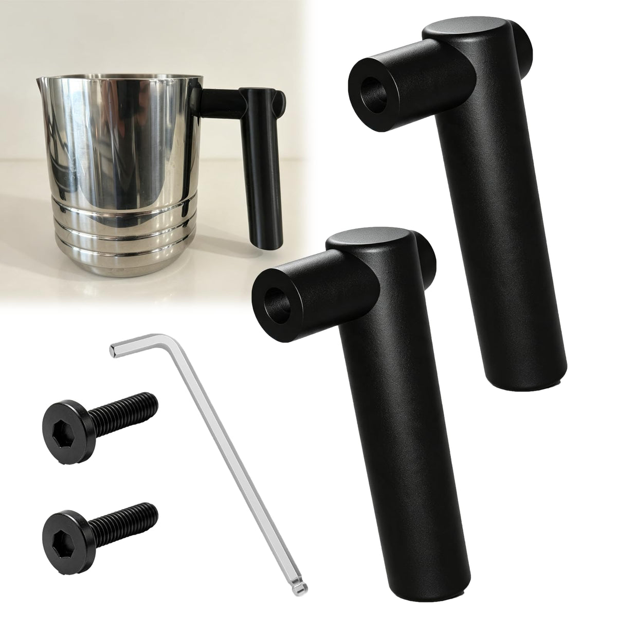 Replacement Side Handle Compatible with ninja Luxe Cafe Milk Jug