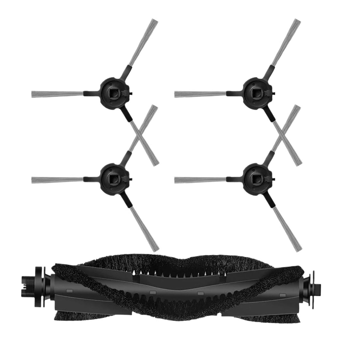 Roller Brush And Side Brushes Replacement Kit, Compatible For Cleanova, W7 W11 W15 W9 Robot Vacuum